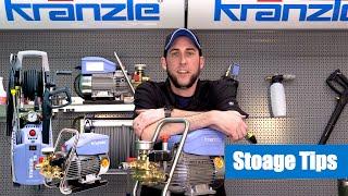 Storage Tips Kranzle USA Pressure Washer Perfection 1622 1122 1322