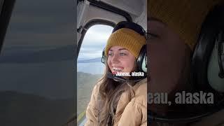 We went on a HELICOPTER tour in Juneau, Alaska!