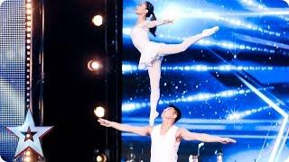 Gao Lin & Liu Xin stun with their elegant acrobatics | Auditions Week 2 | Britain’s Got Talent 2017