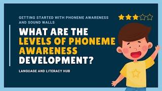 What are the levels of phoneme awareness development? | Getting Started with Phoneme Awareness