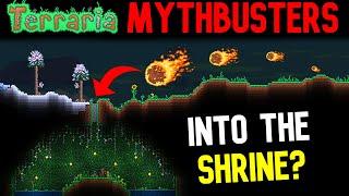 Can a Meteor land in a Sword Shrine? | Terraria Journey's End Mythbusters