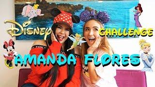 DISNEY SINGING CHALLENGE  FT. Amanda Flores Disney Anime - Zamy Baumüller