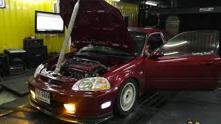 Vtec dohc b16+b20 dyno test 210hp