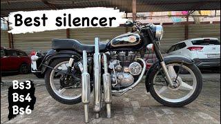 Best silencer for bullet || Royal Enfield || Bs3/Bs4/Bs6 || sound 