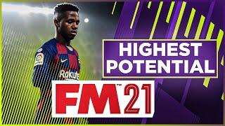 Highest Wonderkid Potential Ranges in FM21 | 7 YEARS IN THE FUTURE |