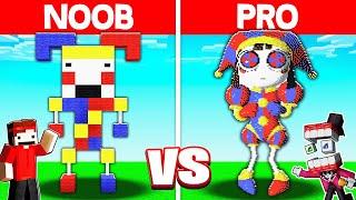 NOOB vs PRO: AMAZING DIGITAL CIRCUS Build Challenge! (Caine)