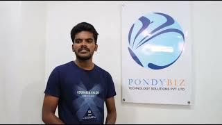 Student Testimonials - PondyBiz Training Academy (Full Stack Web Development Training)