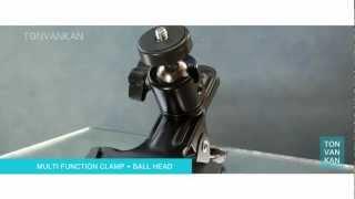 Multi function Clamp Clip+Ball Socket Head