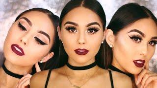 INSTAGRAM BADDIE MAKEUP TUTORIAL | Fierce Winged Liner + Vampy Lips | Roxette Arisa