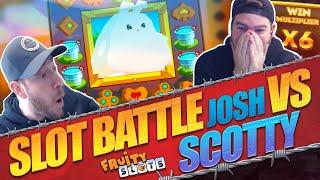 ONLINE SLOTS BATTLE!! Josh Vs Scotty!