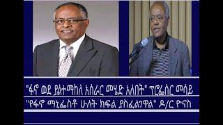 የፋኖ አንድነት ሲባል...Mengizem media Excerpt from a discussion between Professor Messay and Dr.Yonas Biru