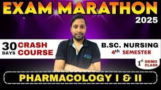Pharamcology 1 and 2 crash course | bsc nursing 4th sem pharmacology imp question I bhushan science