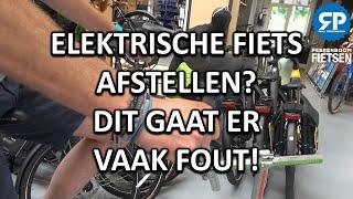 ELEKTRISCHE FIETS AFSTELLEN? DIT GAAT ER VAAK FOUT!