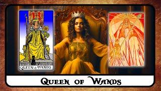 Queen of Wands Tarot Card Explained  Meaning, Reversed, Secrets, History 