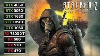 9 GPUs | S.T.A.L.K.E.R. 2: Heart of Chornobyl | RX 7800 XT, RX 580, RX 570, RX 470, RTX 4060, RTX...