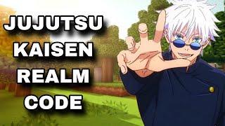 BEST JUJUTSU KAISEN REALM CODE FOR MINECRAFT BEDROCK EDITION!