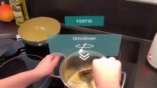 Augmented Reality cooking with Aryzon AR/MR Cardboard Headset