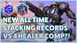 Raynor Hyperion - NEW ALL TIME STACKING RECORDS VS 4 HEALER COMP?! - ARAM