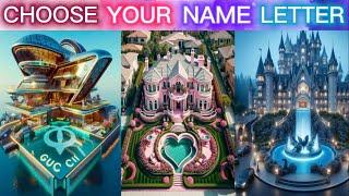 Choose Your Name Letter & See Your Beautiful Luxury Castles | Castle Houses | Funtuber |