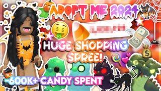 ADOPT ME 2024 HALLOWEEN SHOPPING SPREE!  *600K CANDIES SPENT* 