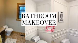 BATHROOM MAKE OVER | With a french touch