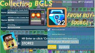 COLLECTING BGLS From 500+ BGL BUY+ Worlds (INSANE PROFIT)  | GROWTOPIA