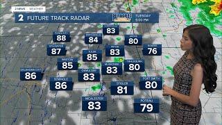 Scattered Storms Increase Today