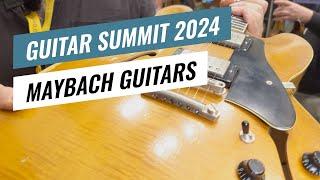 Guitar Summit 2024: Maybach Nick Page Masterbuilt Capitol & Stradovari Superfly with Amber Pickups