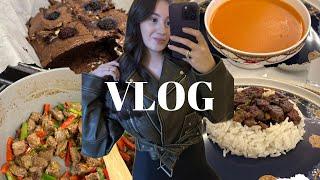 VLOG| KARGO AÇILIMI | MUTFAKTAN ÇIKAMIYORUM ‍ ET SOTE, DOMATES ÇORBASI |  BROWNI TARİFİ