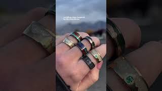 Mountain Inspired Wedding Rings
