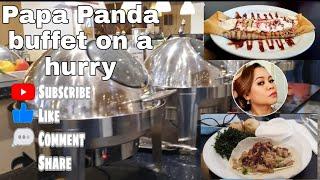 Papa Panda  Buffet || Lunch on a hurry || weekend with my family