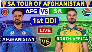 Afghanistan vs South Africa, 1st ODI | AFG vs SA 1st ODI Match Live Score & Commentary Live Match