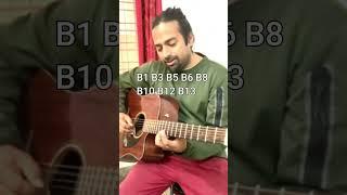 How to play Sa Re Ga Ma in a single String Guitar #shorts #guitarlesson #saregamapa