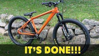I finally finished building my custom mountain bike!