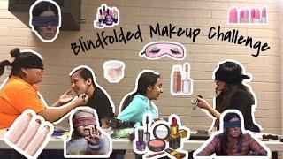 Blindfolded Make Up Challenge.