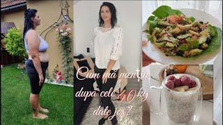 VLOG/CUM mă MENȚIN DUPĂ CELE 40 KG DATE JOS???/CE MĂNÂNC??