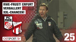 RWE-Frust! Erfurt verballert XXL-Chancen! Erfurt - Meuselwitz | Regionalliga Nordost