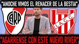 RUGGERI, CLOSS Y VIGNOLO IMPACTADOS CON EL NUEVO RIVER PLATE DE GALLARDO "ES GRAN CANDIDATO AHORA"