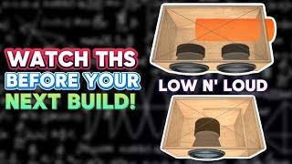 Build a BETTER Subwoofer Box! - Custom Design That Plays SUPER LOW!