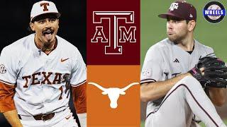 Texas A&M vs #1 Texas (Great!) | G1 | 2025 College Baseball Highlights