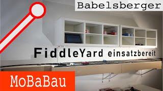 Alle Weichen verlegt / Fiddle-Yard fertig - Modellbahnbau in H0