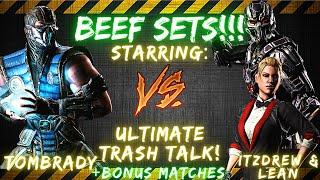 TomBrady vs Lean & Drew BEEF SETS!!! +Bonus matches! (timestamps in cmt section)