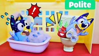 BLUEY, Be Careful and Be Polite: A Fun Day of Manners and Safety! - Learning Videos for Kids!