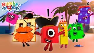 The Treasure of Hexagon Island ‍️ - Special Episode! | 123 Learn to Count | @Numberblocks