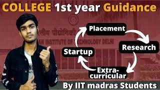 College Guidance for 1st Year Students | IIT Madras | IIT Bombay #iit #iitbombay