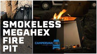 MegaHex Smokeless Fire Pit Campervan HQ Product Demo