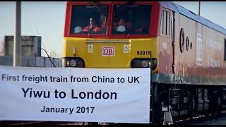 1. Güterzug aus China erreicht London