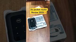 Jio pocket router review || pocket router 2025 #pocketrouter #router #wifi #mobilehotspot #review