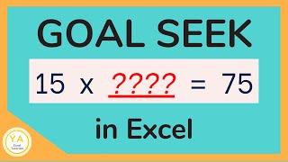 How to Use Goal Seek in Excel - Tutorial