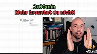 Minimalistischer Trainingsplan - 80/20 Prinzip in der Praxis!